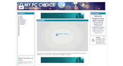 Desktop Screenshot of mypcchoice.com