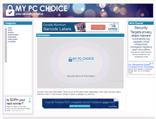 Tablet Screenshot of mypcchoice.com